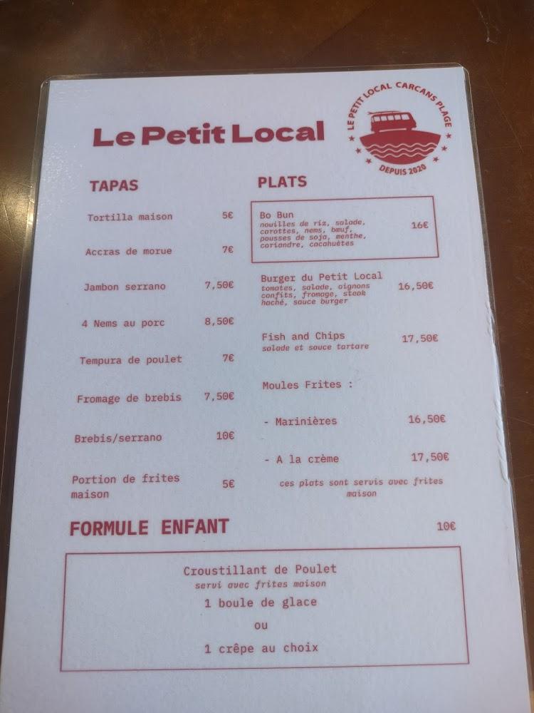 Le Petit Local - Menu Image 3